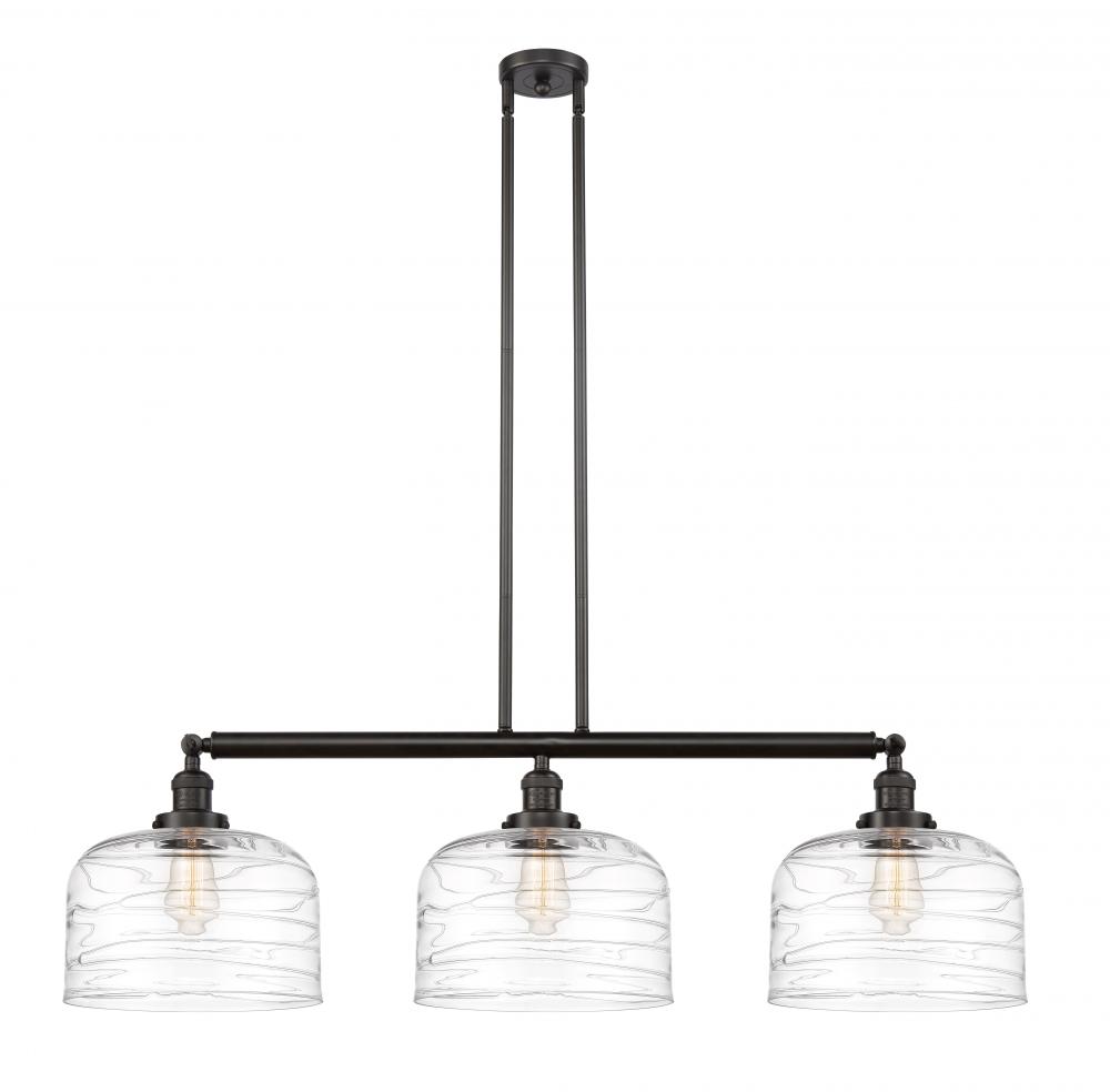 Bell - 3 Light - 42 inch - Oil Rubbed Bronze - Stem Hung - Island Light