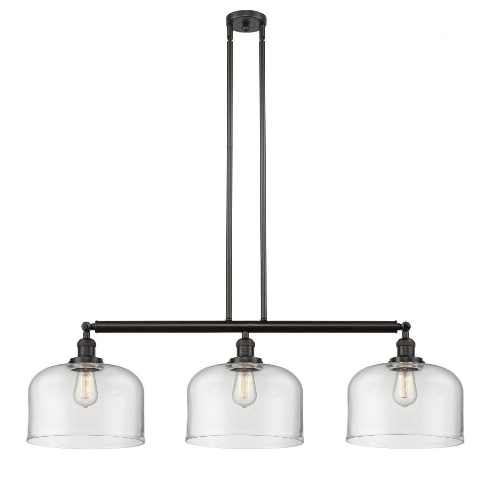 Bell - 3 Light - 42 inch - Oil Rubbed Bronze - Stem Hung - Island Light