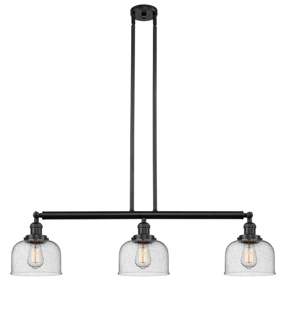 Bell - 3 Light - 41 inch - Oil Rubbed Bronze - Stem Hung - Island Light