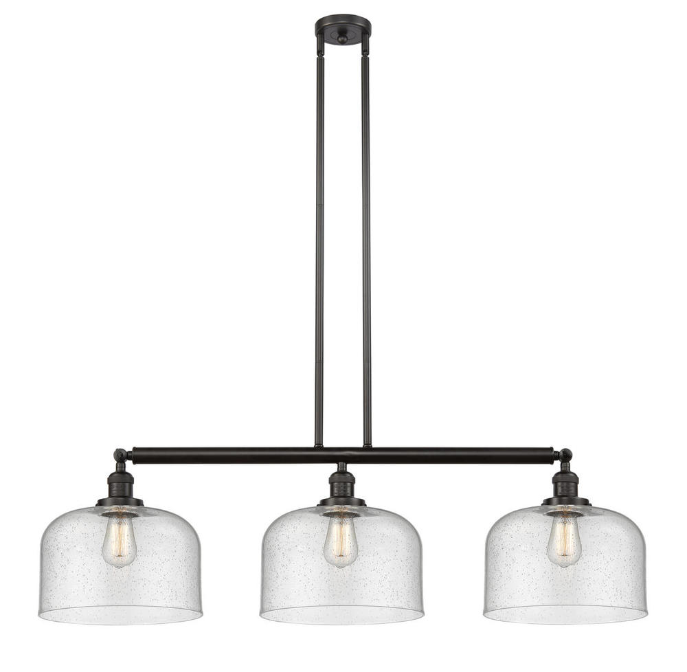 Bell - 3 Light - 42 inch - Oil Rubbed Bronze - Stem Hung - Island Light