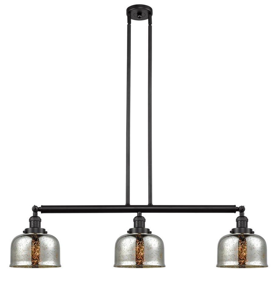 Bell - 3 Light - 41 inch - Oil Rubbed Bronze - Stem Hung - Island Light