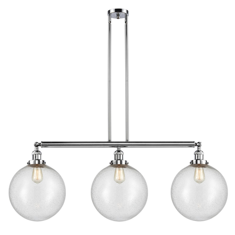 Beacon - 3 Light - 44 inch - Polished Chrome - Stem Hung - Island Light