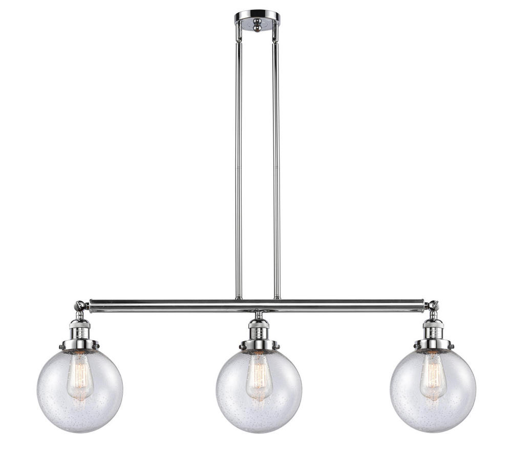 Beacon - 3 Light - 41 inch - Polished Chrome - Stem Hung - Island Light