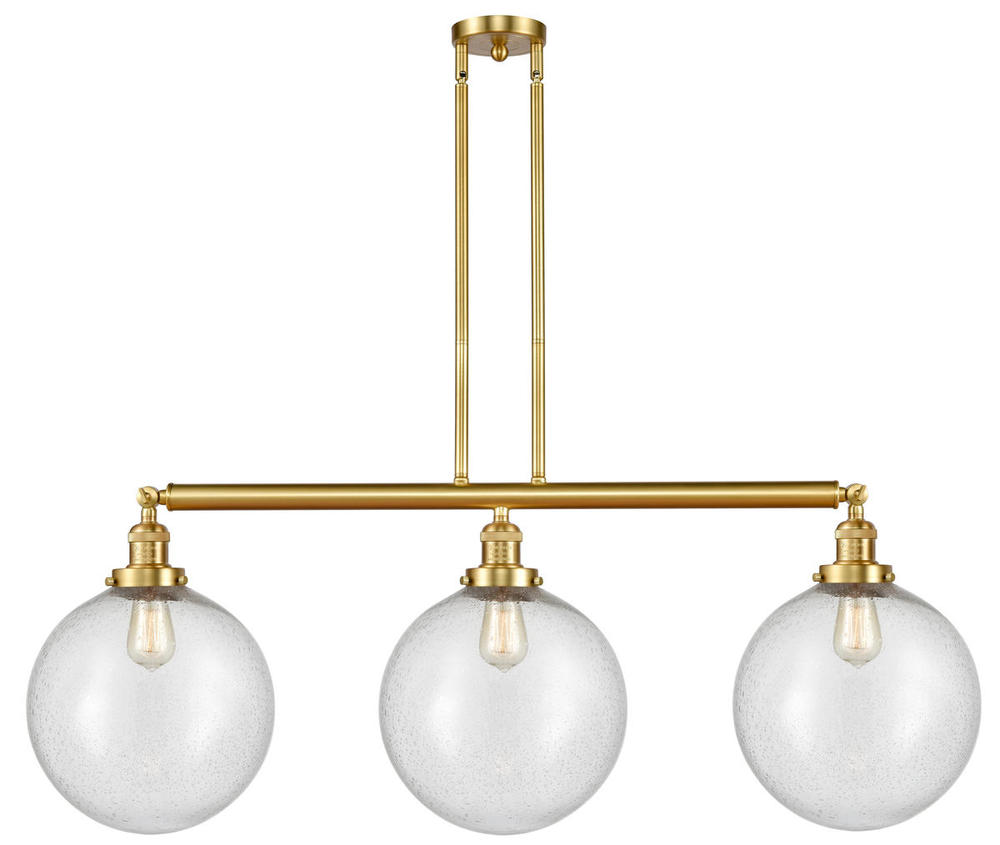 Beacon - 3 Light - 44 inch - Satin Gold - Stem Hung - Island Light