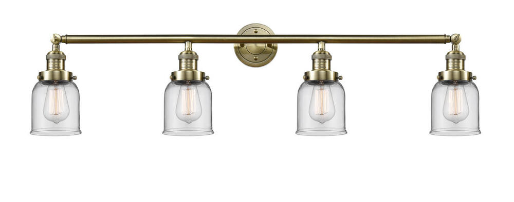 Bell - 4 Light - 42 inch - Antique Brass - Bath Vanity Light