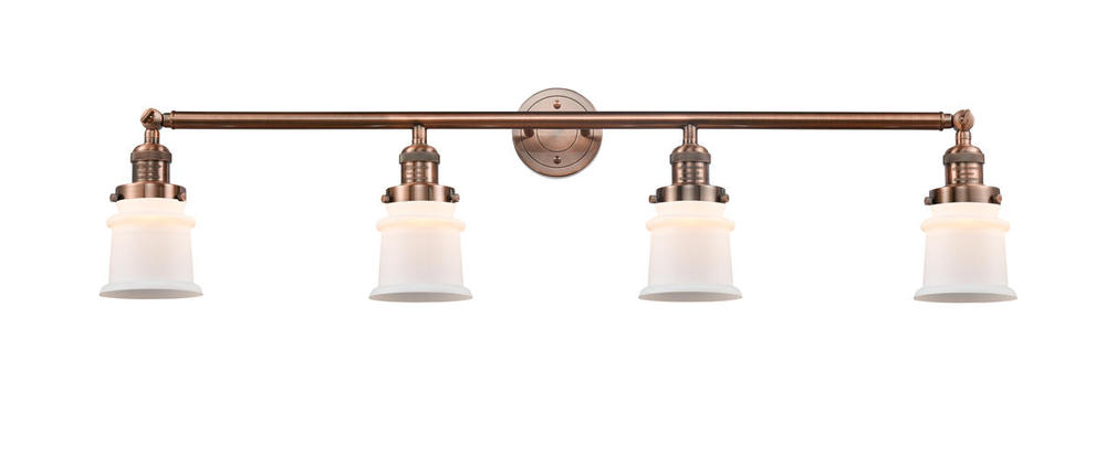 Canton - 4 Light - 42 inch - Antique Copper - Bath Vanity Light