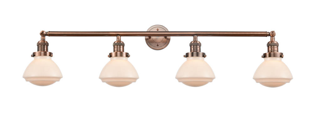 Olean - 4 Light - 43 inch - Antique Copper - Bath Vanity Light