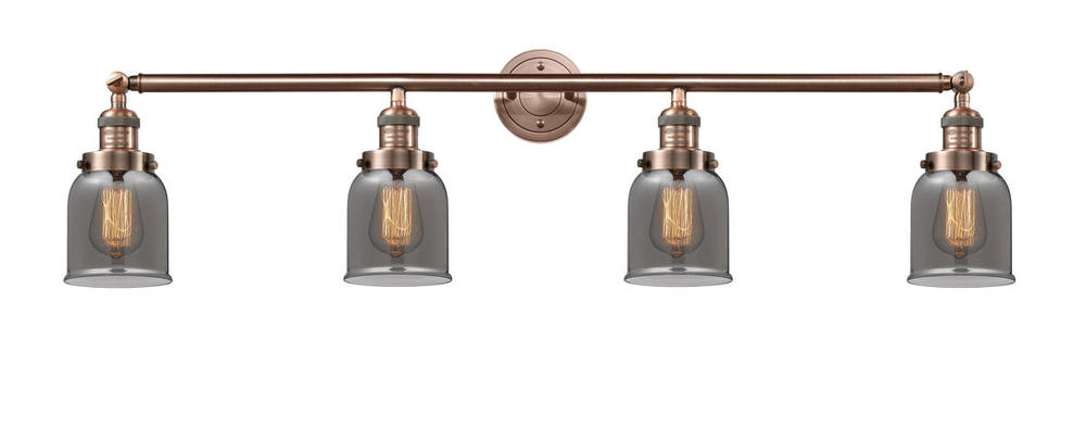 Bell - 4 Light - 42 inch - Antique Copper - Bath Vanity Light