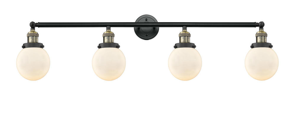 Beacon - 4 Light - 42 inch - Black Antique Brass - Bath Vanity Light