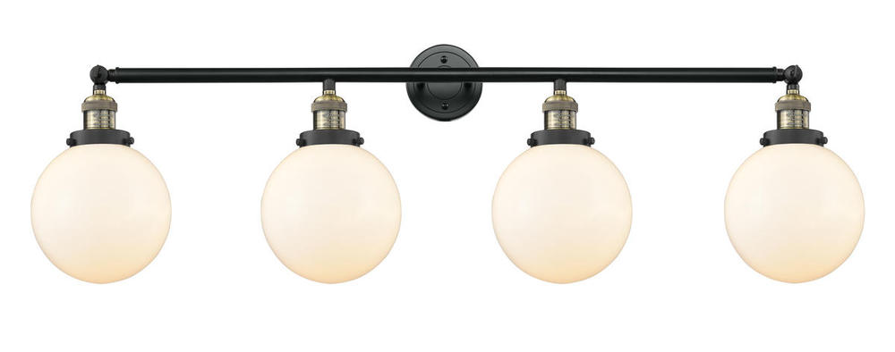 Beacon - 4 Light - 44 inch - Black Antique Brass - Bath Vanity Light