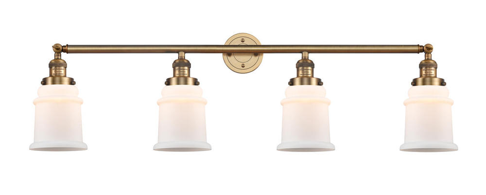 Canton - 4 Light - 42 inch - Brushed Brass - Bath Vanity Light