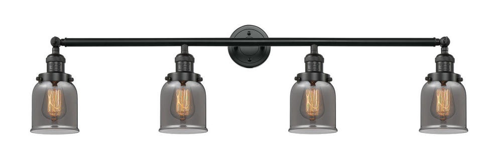 Bell - 4 Light - 42 inch - Matte Black - Bath Vanity Light