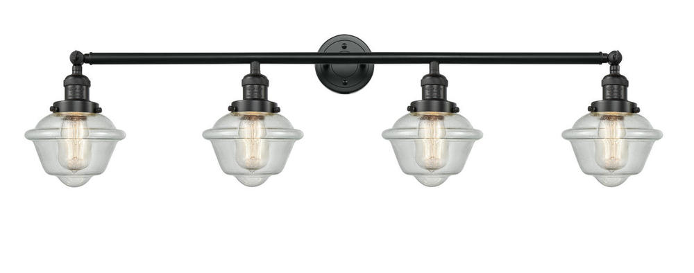 Oxford - 4 Light - 46 inch - Matte Black - Bath Vanity Light