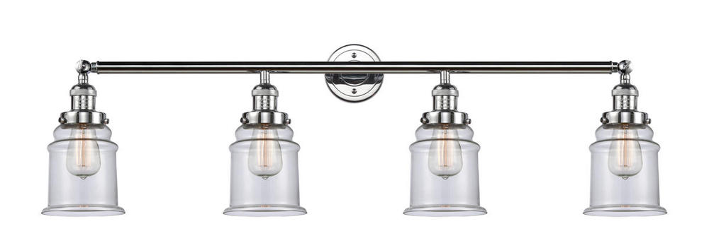 Canton - 4 Light - 42 inch - Polished Chrome - Bath Vanity Light