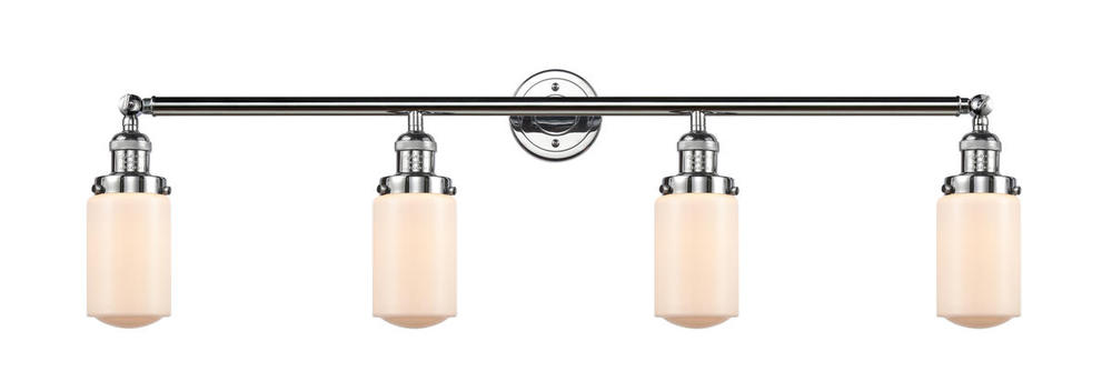 Dover - 4 Light - 43 inch - Polished Chrome - Bath Vanity Light