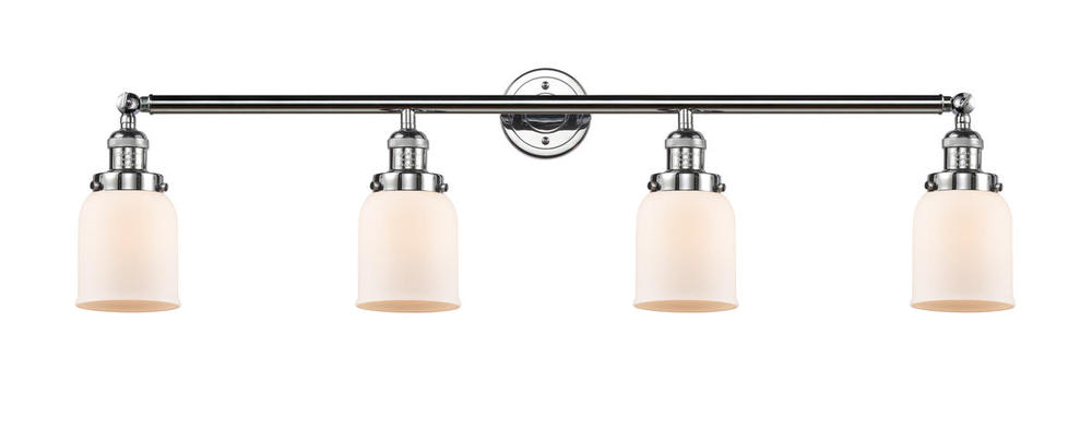 Bell - 4 Light - 42 inch - Polished Chrome - Bath Vanity Light