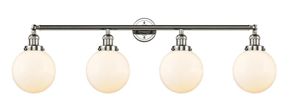 Beacon - 4 Light - 44 inch - Polished Nickel - Bath Vanity Light