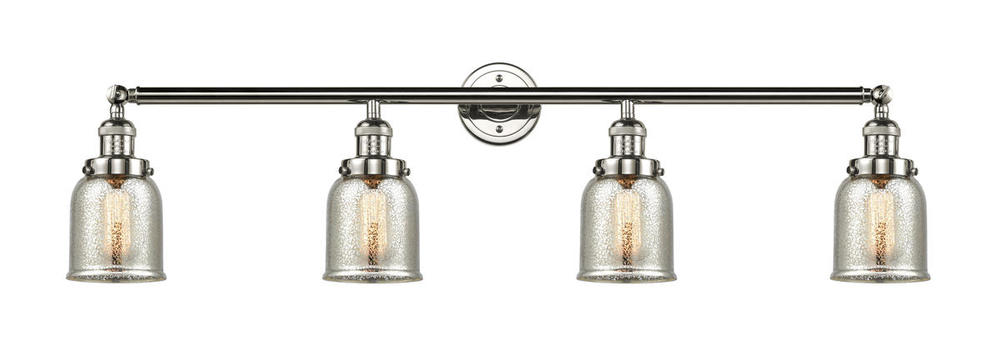 Bell - 4 Light - 43 inch - Polished Nickel - Bath Vanity Light