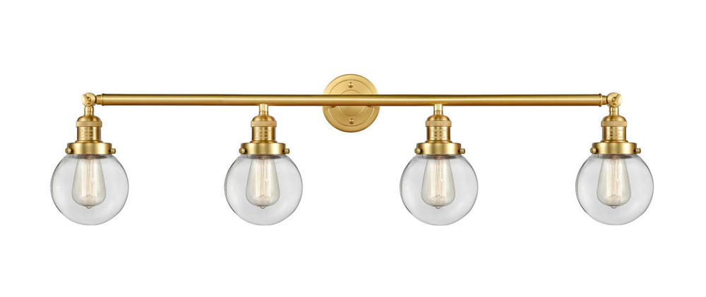 Beacon - 4 Light - 42 inch - Satin Gold - Bath Vanity Light