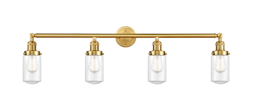 Dover - 4 Light - 43 inch - Satin Gold - Bath Vanity Light