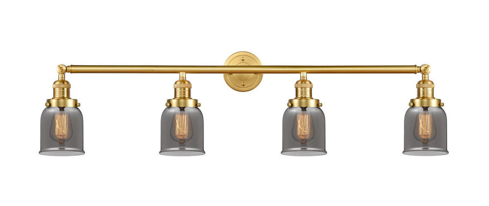 Bell - 4 Light - 42 inch - Satin Gold - Bath Vanity Light