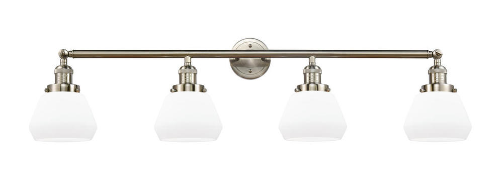 Fulton - 4 Light - 43 inch - Brushed Satin Nickel - Bath Vanity Light