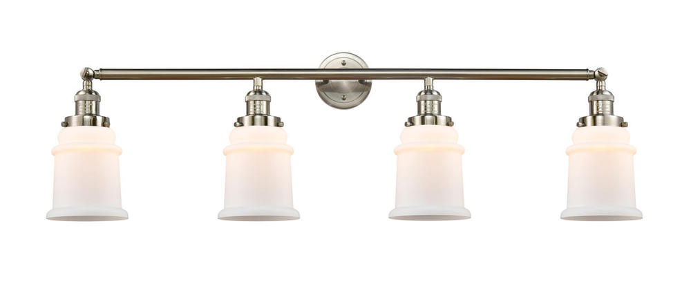 Canton - 4 Light - 42 inch - Brushed Satin Nickel - Bath Vanity Light