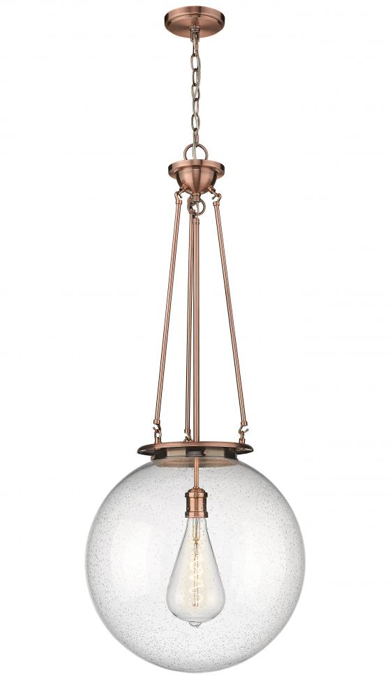 Beacon - 1 Light - 18 inch - Antique Copper - Chain Hung - Pendant