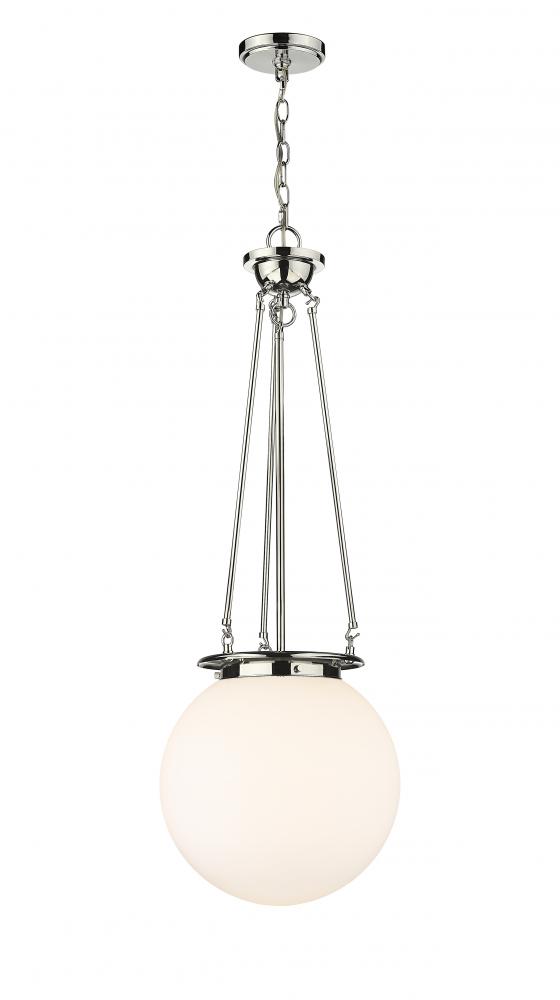 Beacon - 1 Light - 14 inch - Polished Nickel - Chain Hung - Pendant