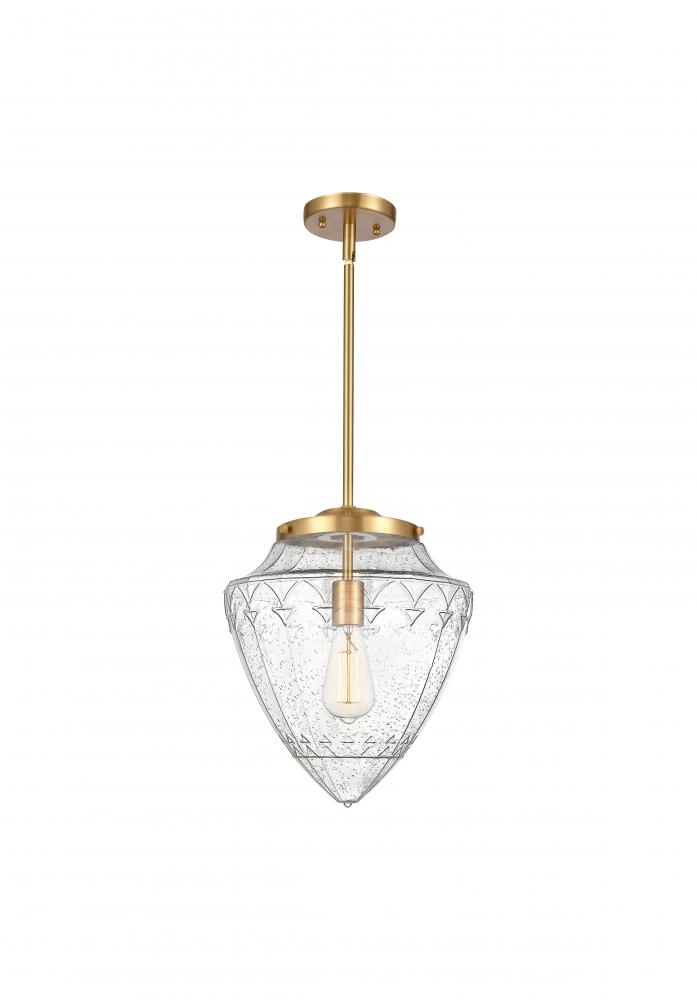 Beacon - 1 Light - 16 inch - Satin Gold - Stem Hung - Pendant