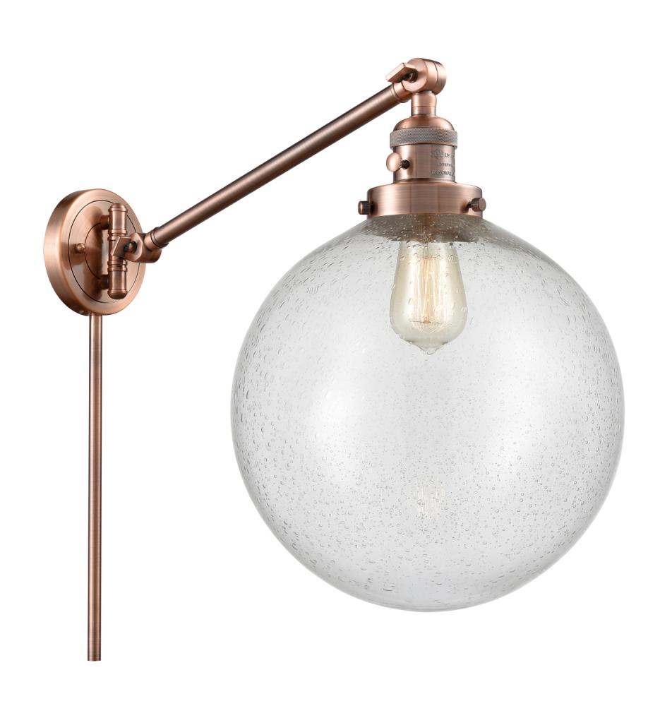 Beacon - 1 Light - 12 inch - Antique Copper - Swing Arm