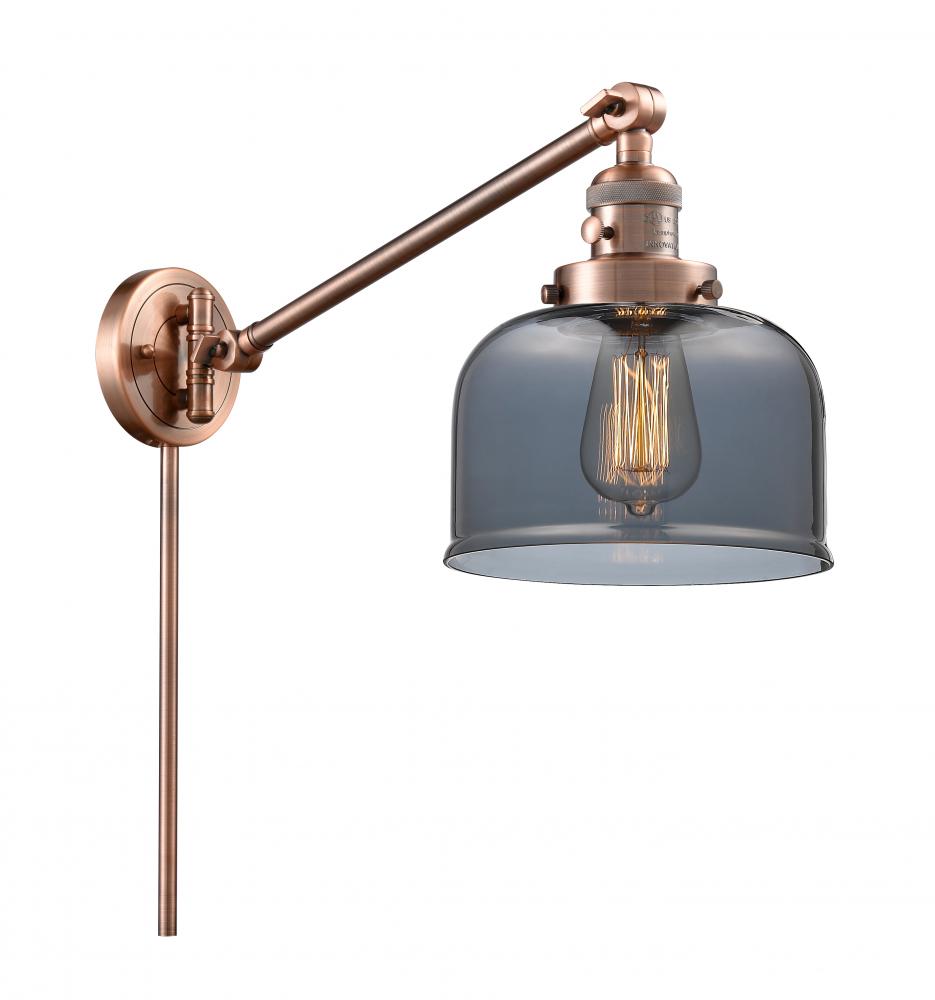 Bell - 1 Light - 8 inch - Antique Copper - Swing Arm