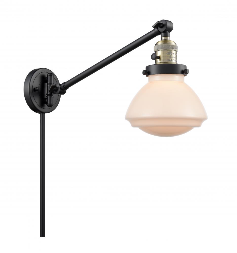 Olean - 1 Light - 9 inch - Black Antique Brass - Swing Arm