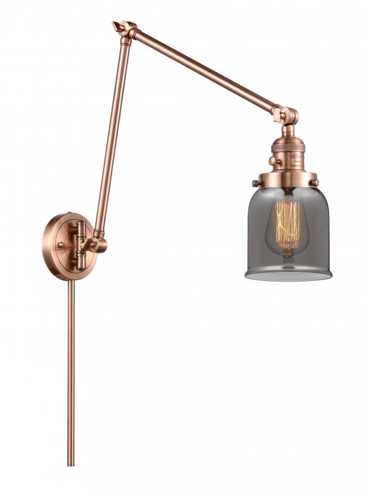 Bell - 1 Light - 8 inch - Antique Copper - Swing Arm