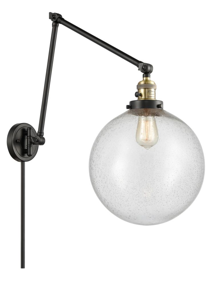 Beacon - 1 Light - 12 inch - Black Antique Brass - Swing Arm