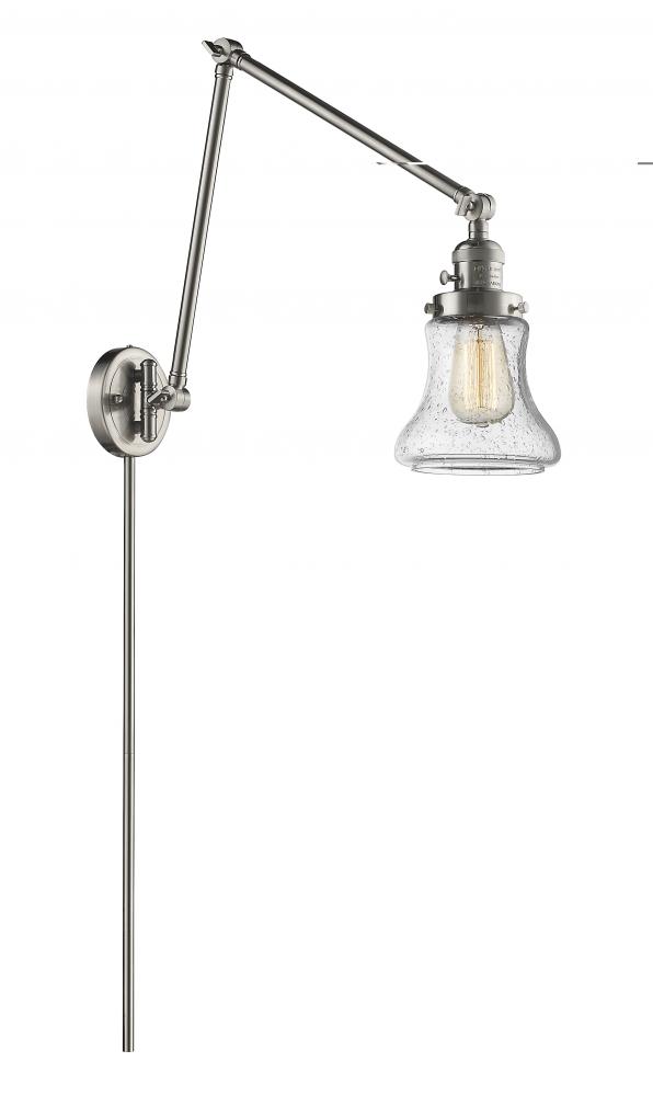 Bellmont - 1 Light - 8 inch - Brushed Satin Nickel - Swing Arm