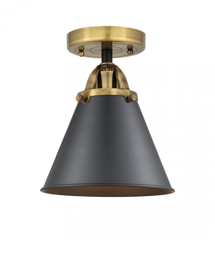 Appalachian - 1 Light - 8 inch - Black Antique Brass - Semi-Flush Mount