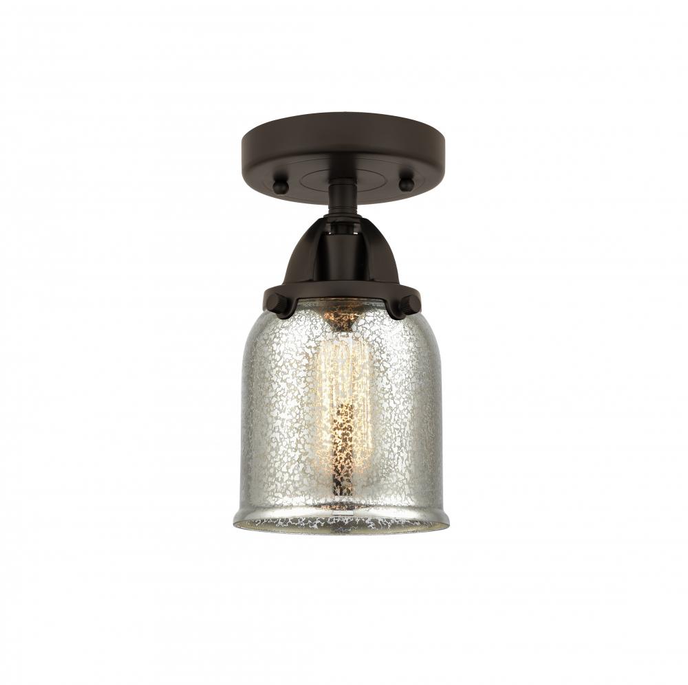 Bell - 1 Light - 5 inch - Oil Rubbed Bronze - Semi-Flush Mount