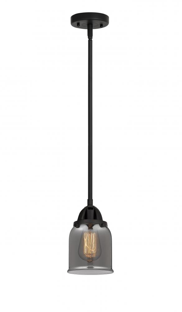 Bell - 1 Light - 5 inch - Matte Black - Cord hung - Mini Pendant