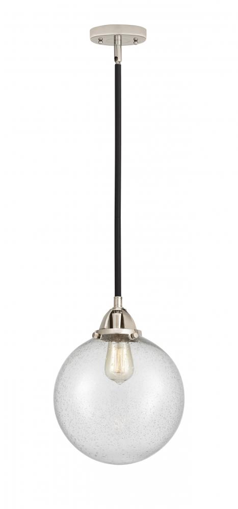 Beacon - 1 Light - 10 inch - Black Polished Nickel - Cord hung - Mini Pendant