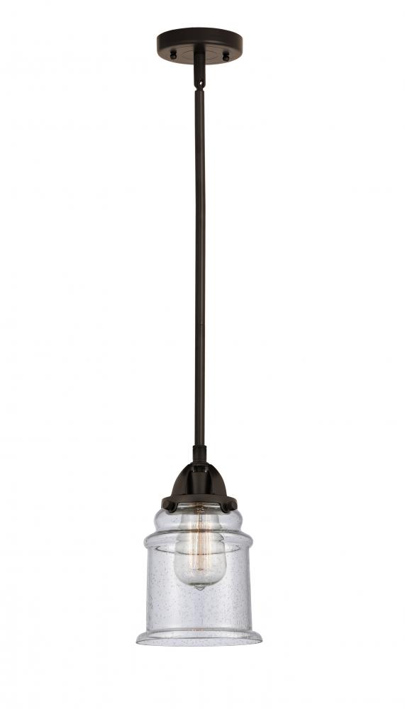 Canton - 1 Light - 6 inch - Oil Rubbed Bronze - Cord hung - Mini Pendant