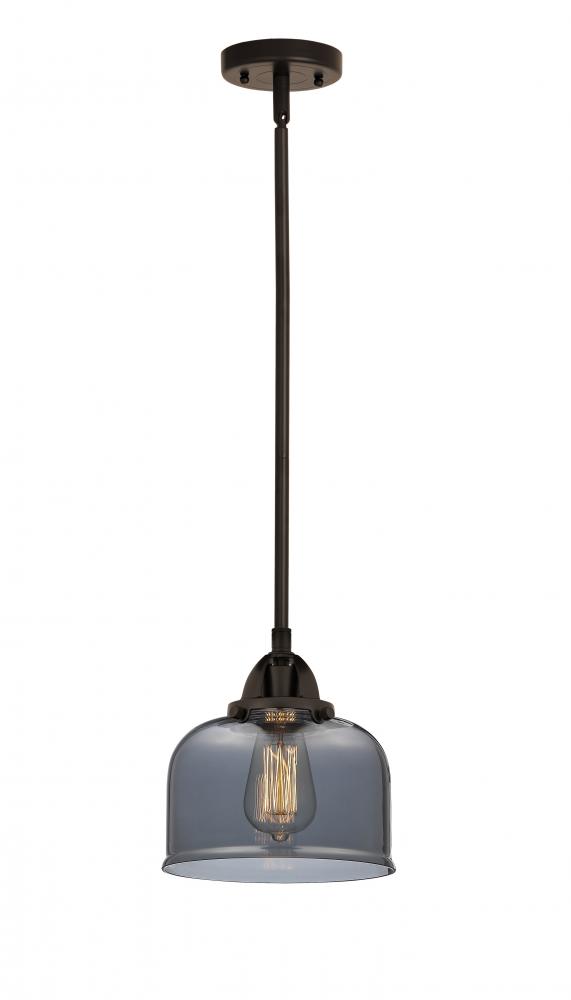 Bell - 1 Light - 8 inch - Oil Rubbed Bronze - Cord hung - Mini Pendant