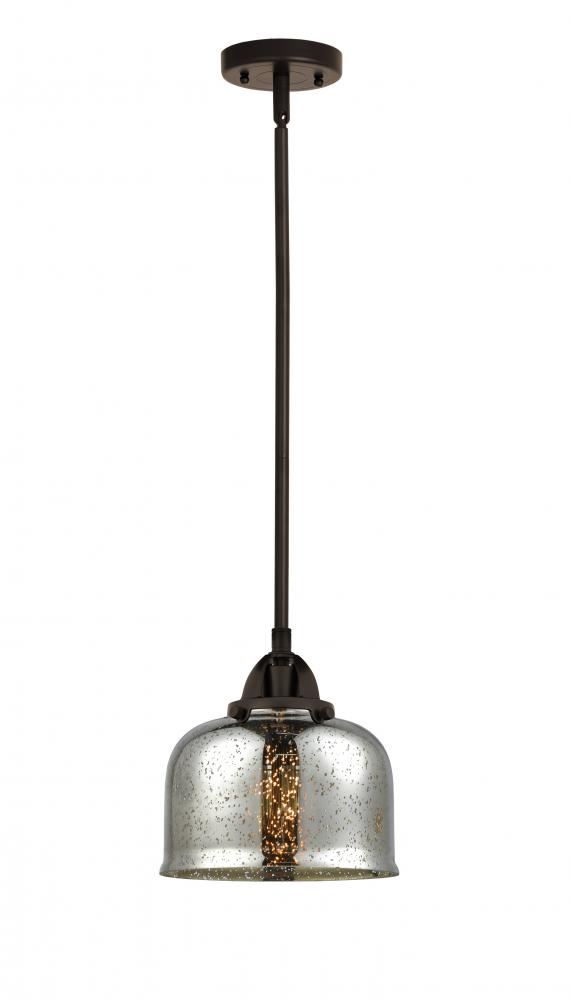 Bell - 1 Light - 8 inch - Oil Rubbed Bronze - Cord hung - Mini Pendant