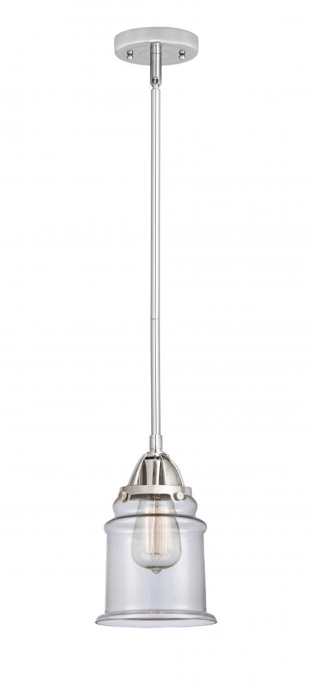 Canton - 1 Light - 6 inch - Polished Chrome - Cord hung - Mini Pendant