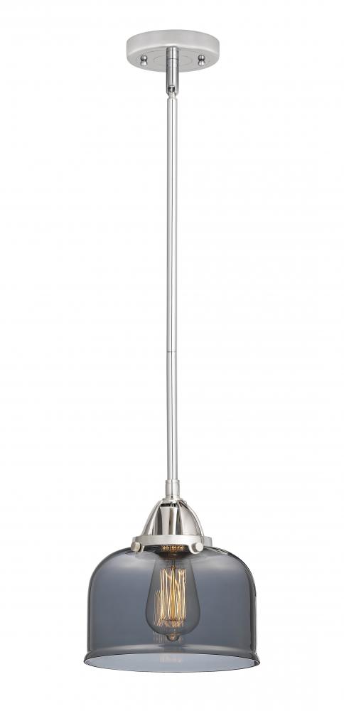 Bell - 1 Light - 8 inch - Polished Chrome - Cord hung - Mini Pendant