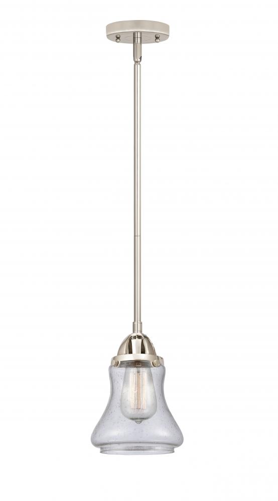 Bellmont - 1 Light - 6 inch - Polished Nickel - Cord hung - Mini Pendant