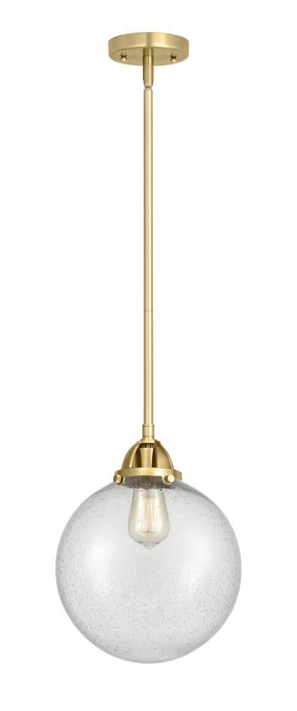 Beacon - 1 Light - 10 inch - Satin Gold - Cord hung - Mini Pendant