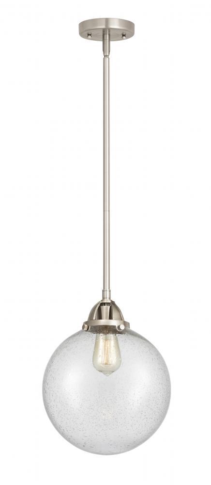 Beacon - 1 Light - 10 inch - Brushed Satin Nickel - Cord hung - Mini Pendant