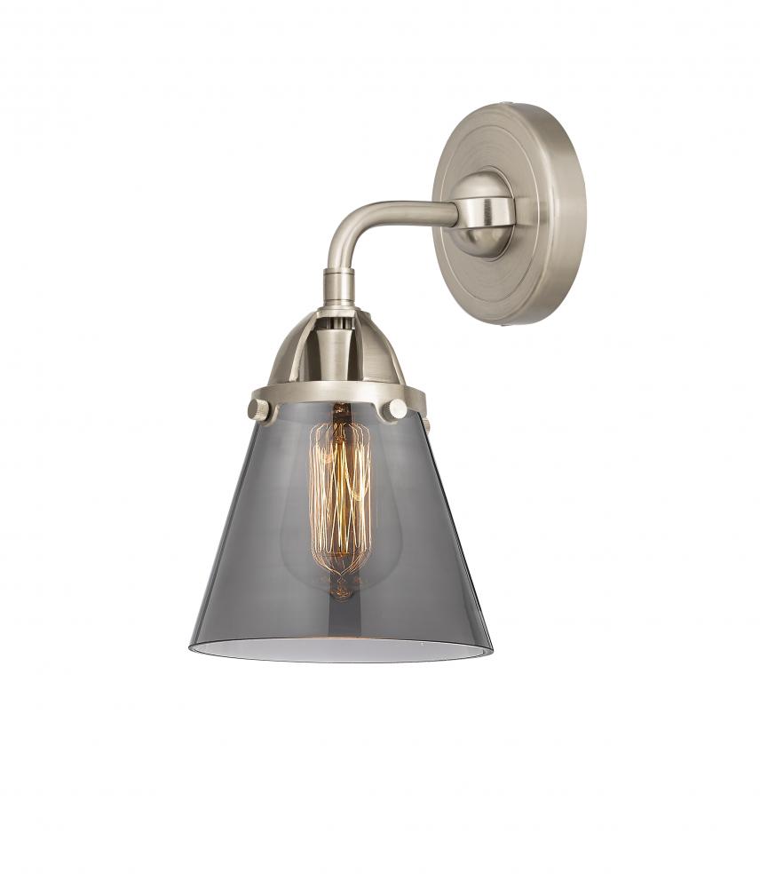 Cone - 1 Light - 6 inch - Brushed Satin Nickel - Sconce