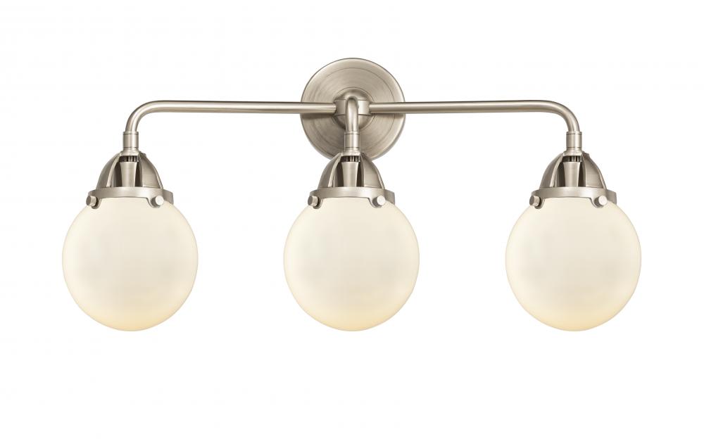 Beacon - 3 Light - 24 inch - Brushed Satin Nickel - Bath Vanity Light